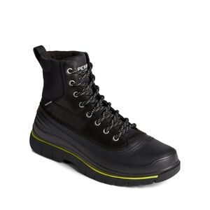 Sperry Men's Black and Yellow Boots